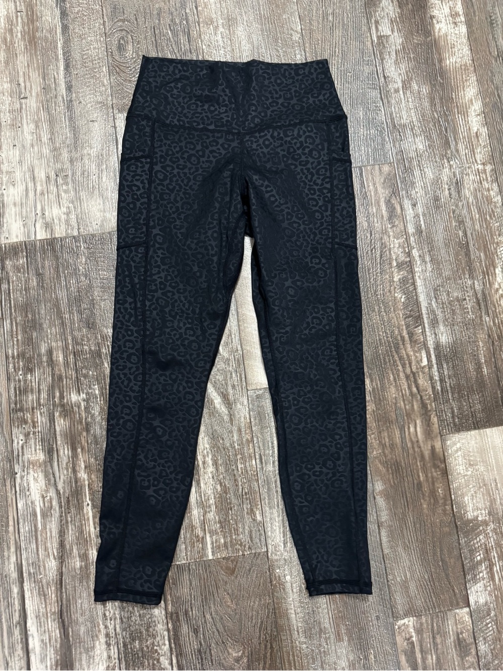 Leopard-Print High-Waist Leggings